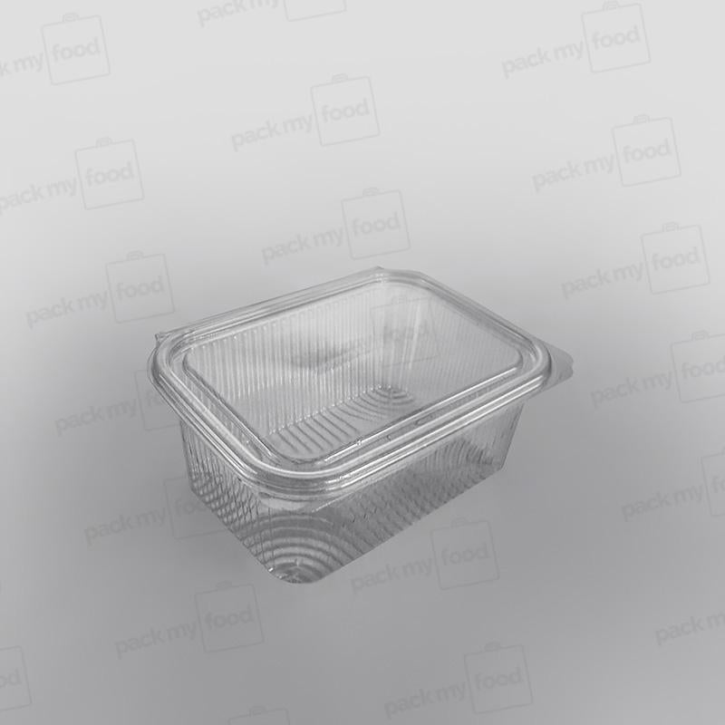 Somoplast Clear Hinged Rectangular Plastic Container