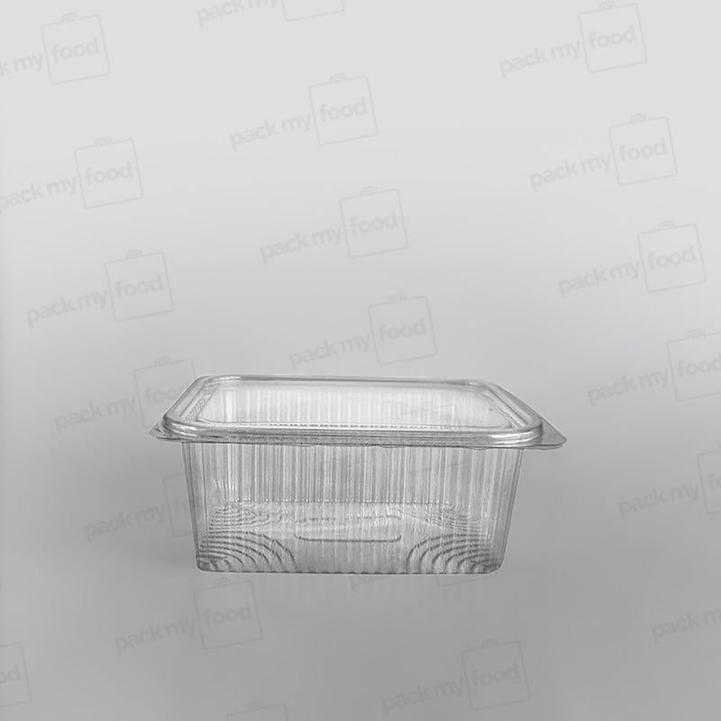 Somoplast Clear Hinged Rectangular Plastic Container