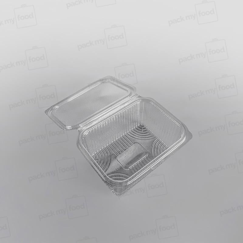 Somoplast Clear Hinged Rectangular Plastic Container
