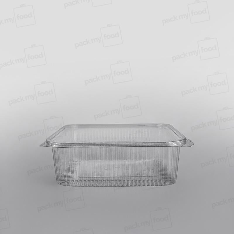Somoplast Clear Hinged Rectangular Plastic Container