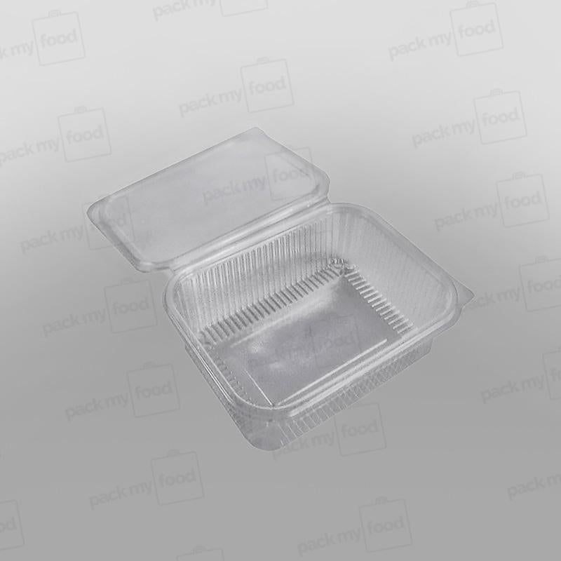 Somoplast Clear Hinged Rectangular Plastic Container