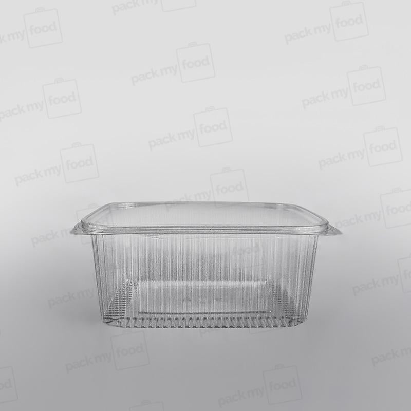 Somoplast Clear Hinged Rectangular Plastic Container