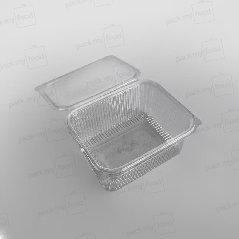 Somoplast Clear Hinged Rectangular Plastic Container