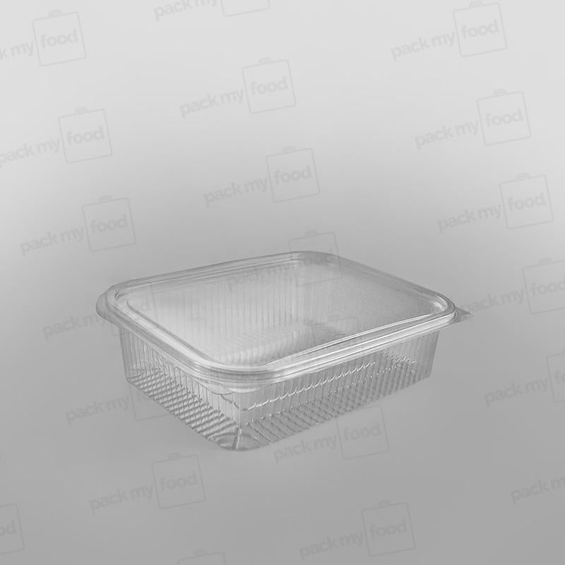 Somoplast Clear Hinged Rectangular Plastic Container