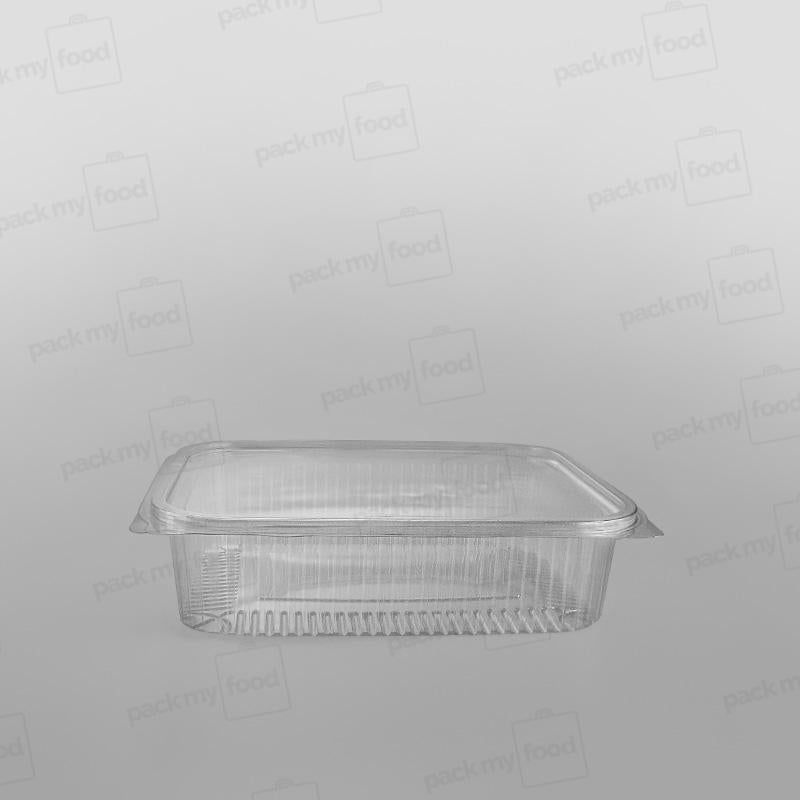 Somoplast Clear Hinged Rectangular Plastic Container