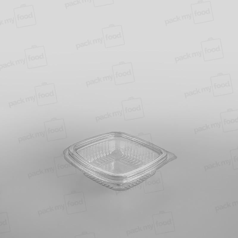 Somoplast Clear Hinged Flat Square Container