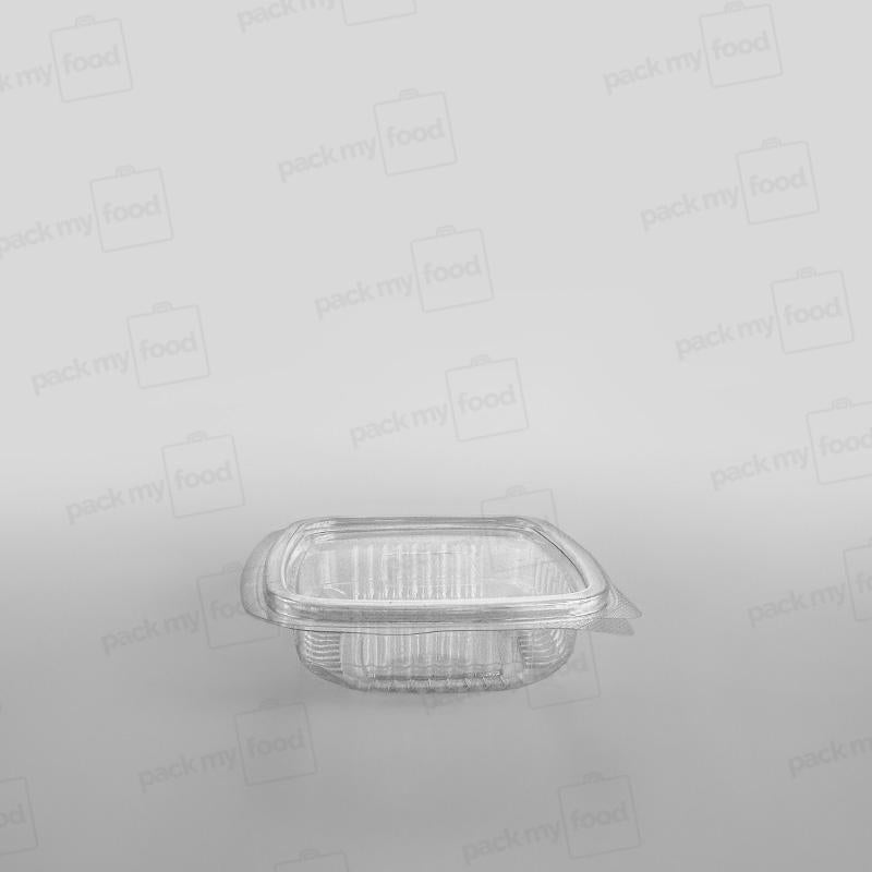 Somoplast Clear Hinged Flat Square Container