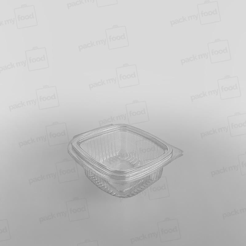 Somoplast Clear Hinged Flat Square Container