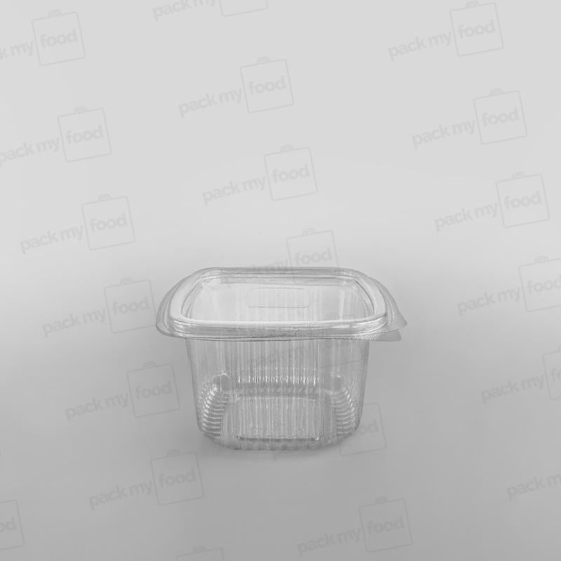 Somoplast Clear Hinged Flat Square Container