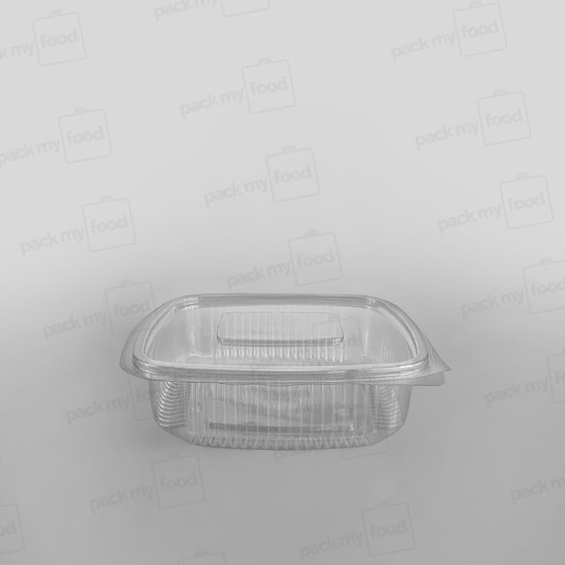 Somoplast Clear Hinged Flat Square Container
