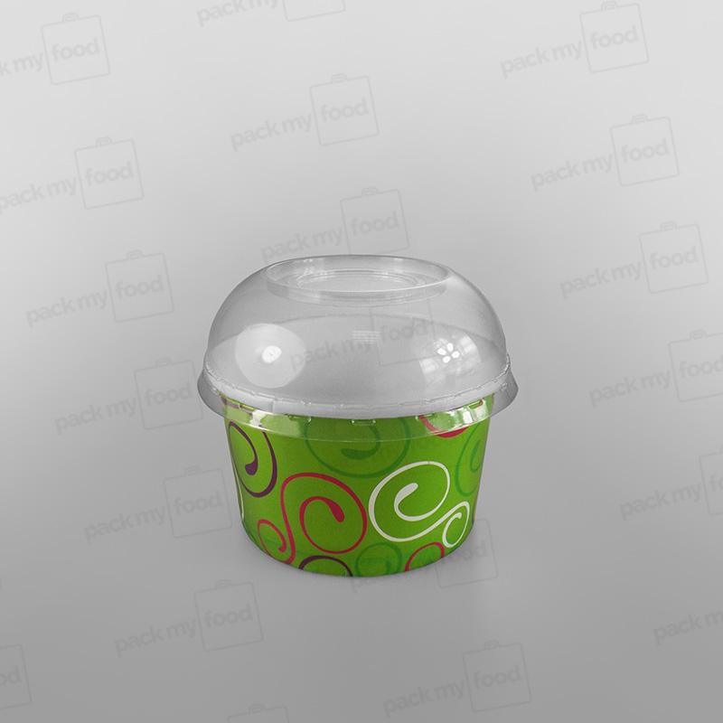 Paper Ice Cream Cups, Green Design