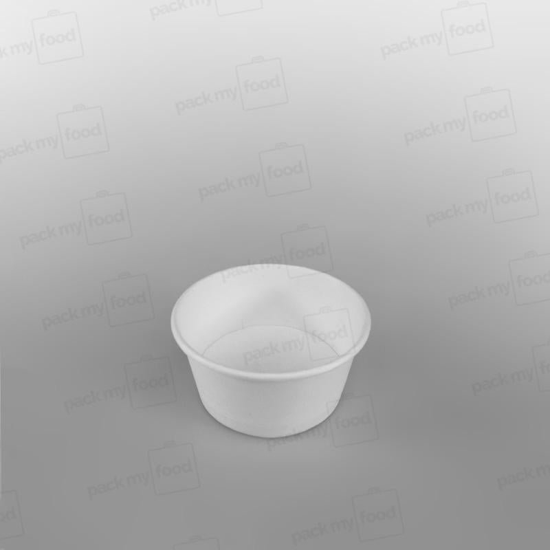 Paper Ice Cream Cups - Plain White