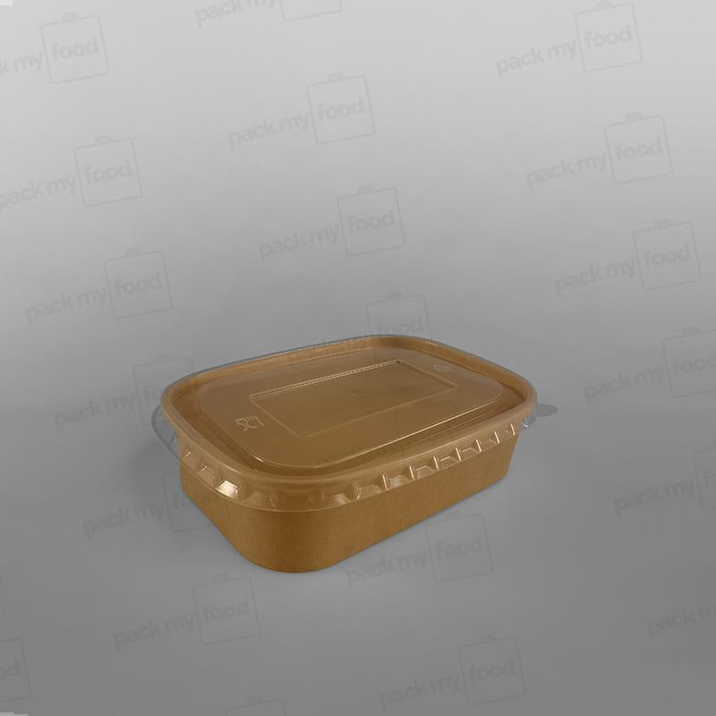 Kraft Paper Rectangular Food Box