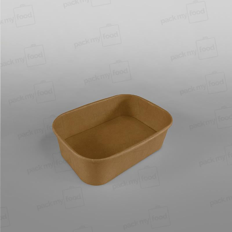 Kraft Paper Rectangular Food Box