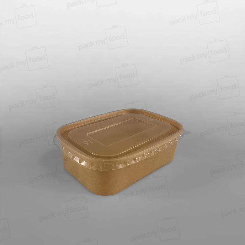 Kraft Paper Rectangular Food Box