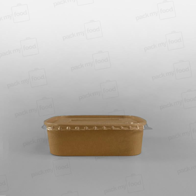 Kraft Paper Rectangular Food Box