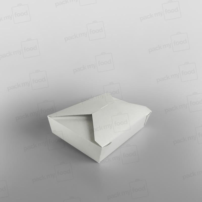 Compostable Leakproof Container, White