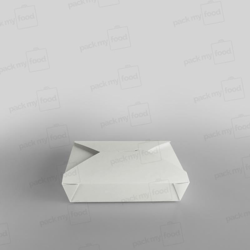 Compostable Leakproof Container, White