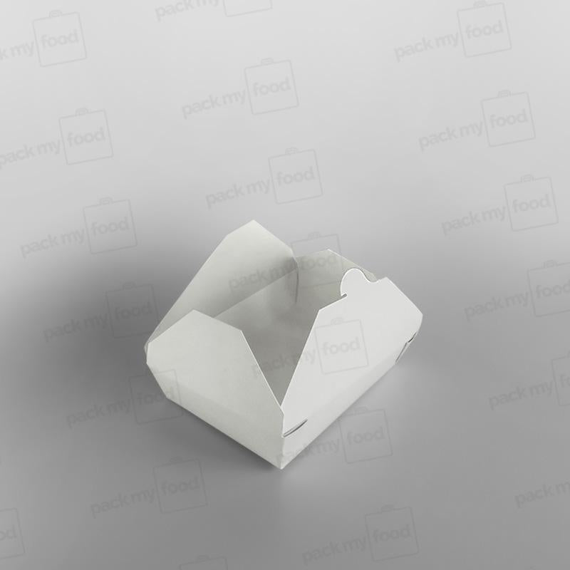 Compostable Leakproof Container, White
