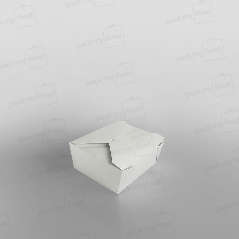 Compostable Leakproof Container, White