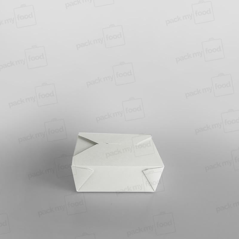 Compostable Leakproof Container, White