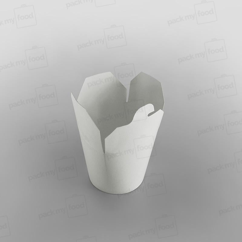 Leakproof White Noodle Box - 26oz