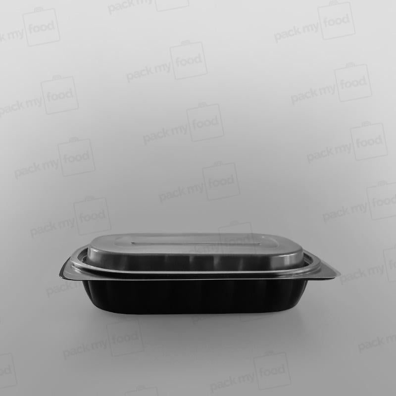 Somoplast Black Microwavable Container - 750cc