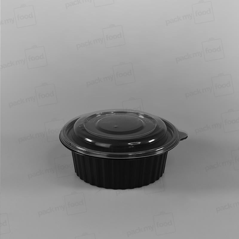 Somoplast Black Microwavable Bowl