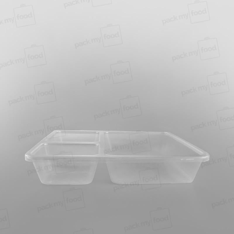 MK 3 Comp Clear Microwave Container & Lids