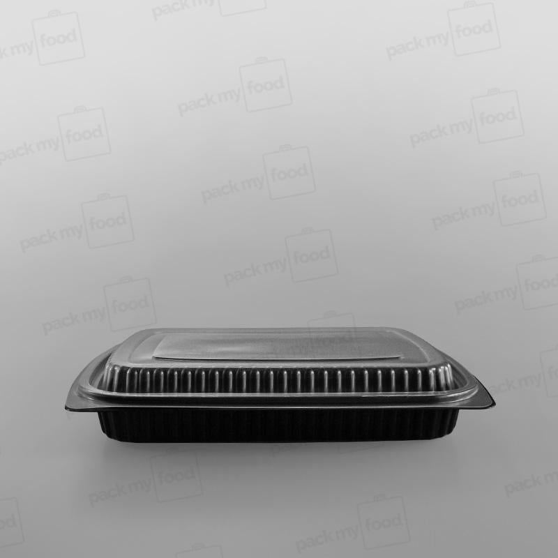 Somoplast Black Microwavable Container