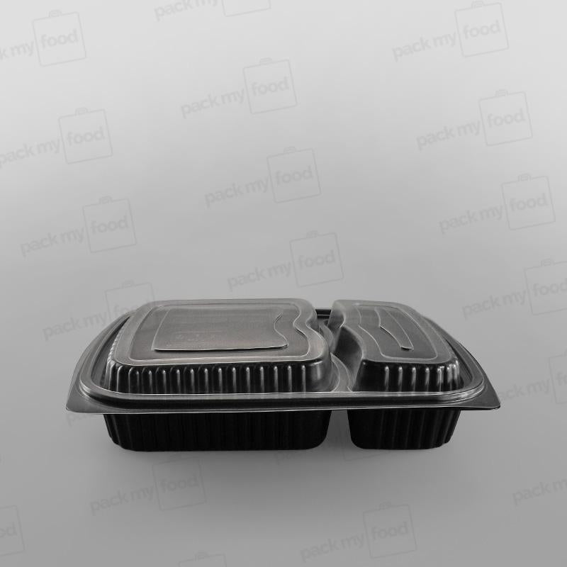 Somoplast 2 Compartment Clear Microwavable Lid To Fit MC49/ 819 Container