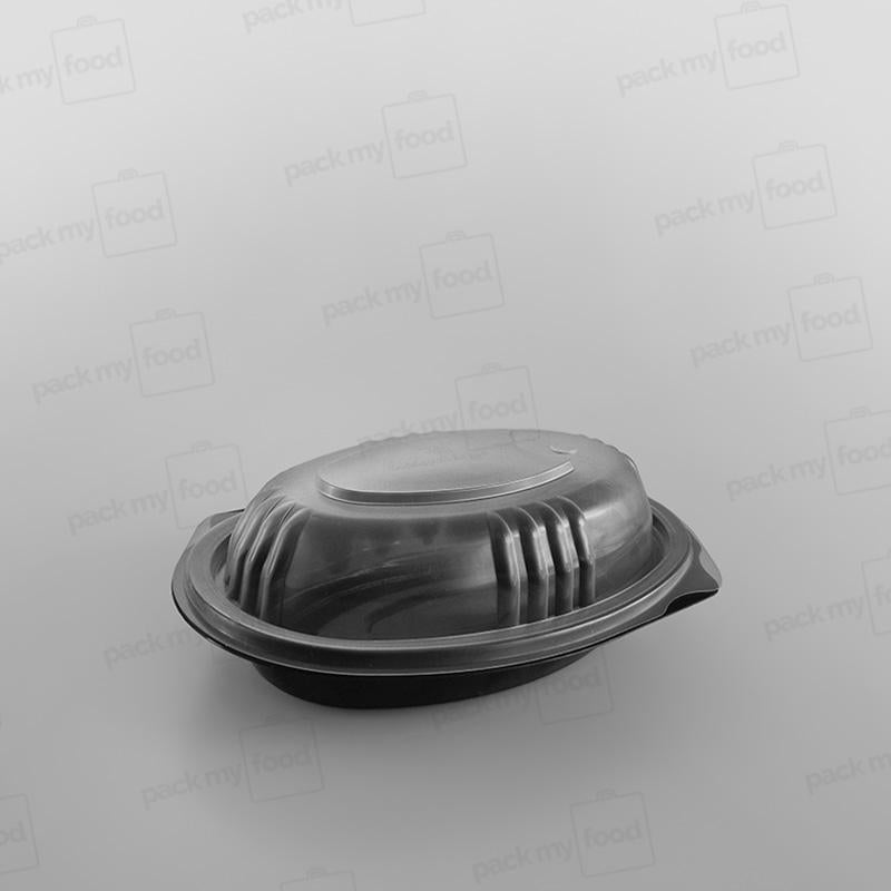 Somoplast Oval Clear Microwavable Lid To Fit MC53, MC54/755, 754 Containers
