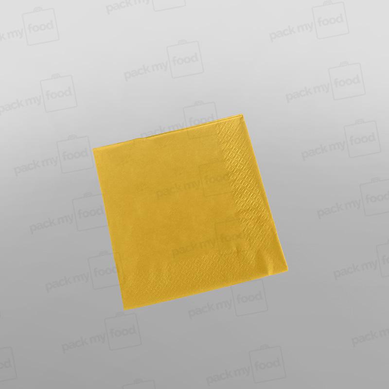 Poppies Napkin Yellow 2 Ply