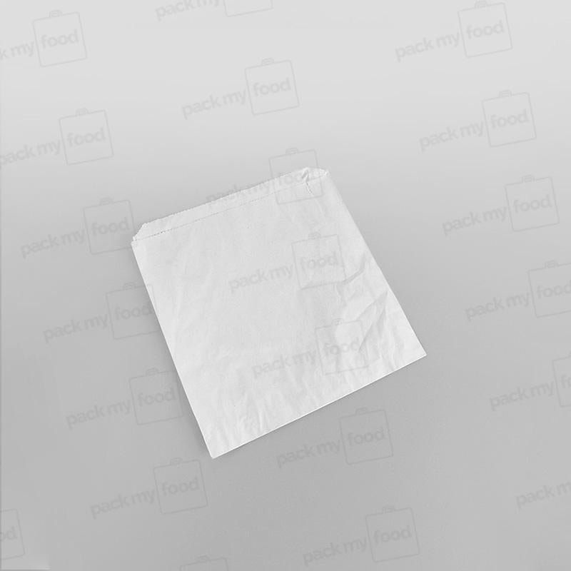White Sulphite Paper Bag Strung