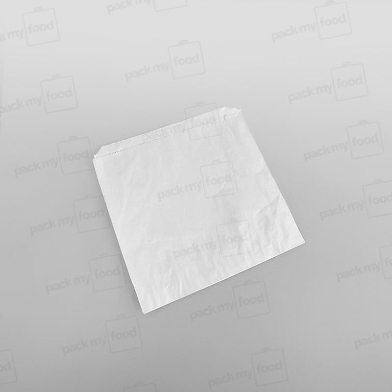 White Sulphite Paper Bag Strung