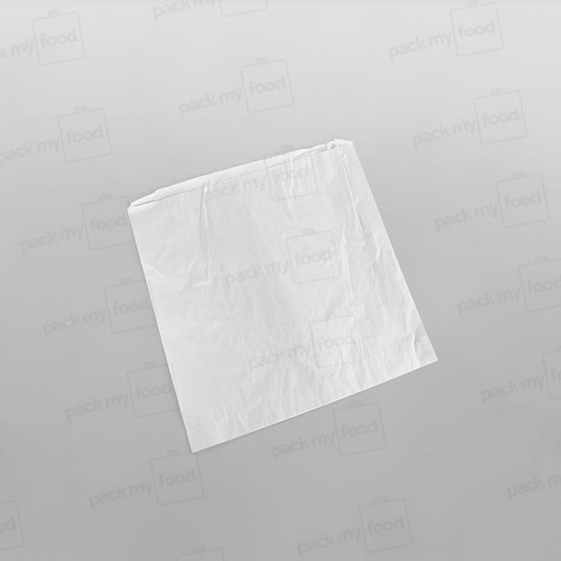 White Sulphite Paper Bag Strung
