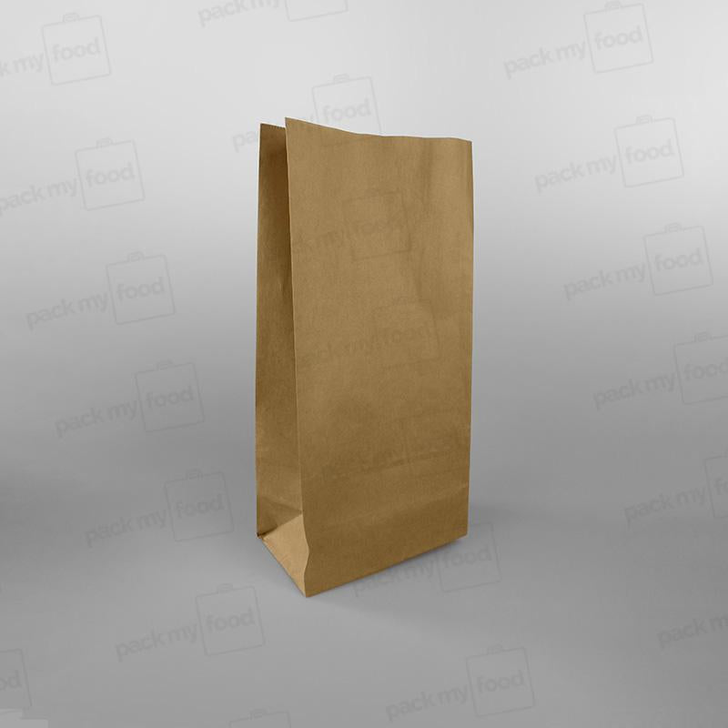 Brown Paper Grab Bag/ Take Away Bag, No Handles