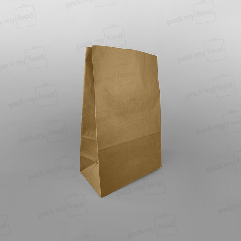 Brown Paper Grab Bag/ Take Away Bag, No Handles