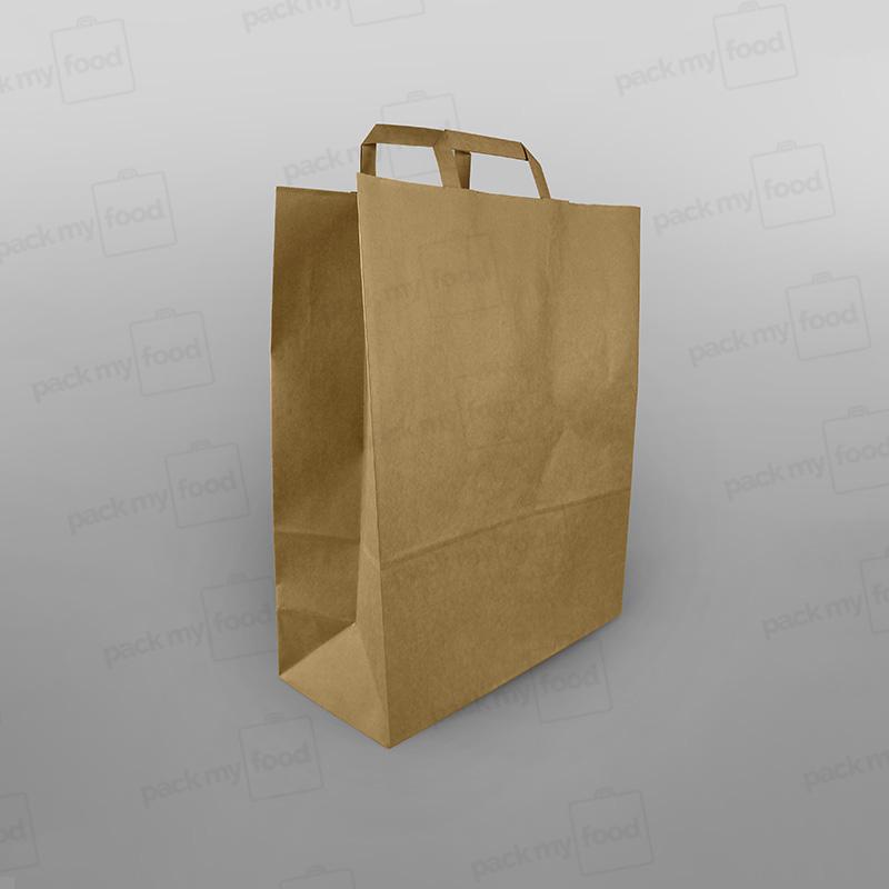 Brown Paper Carrier Bag Large & Tall - 320 x 140 x 410mm