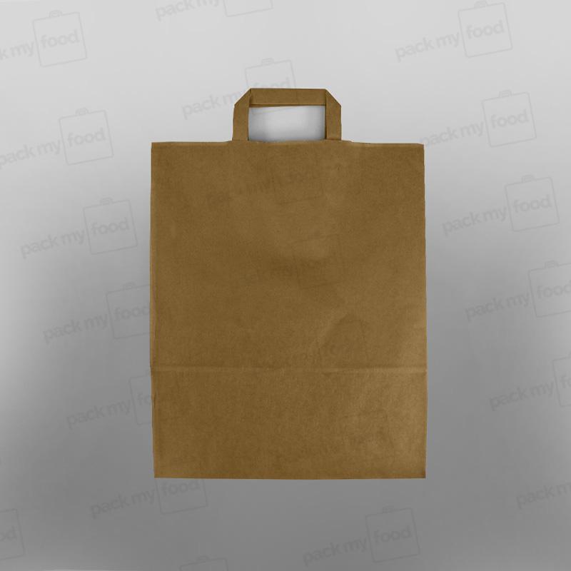 Brown Paper Carrier Bag Large & Tall - 320 x 140 x 410mm