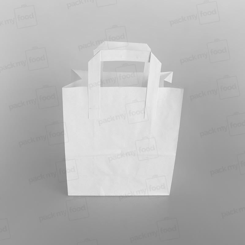 White Paper Carrier Bag