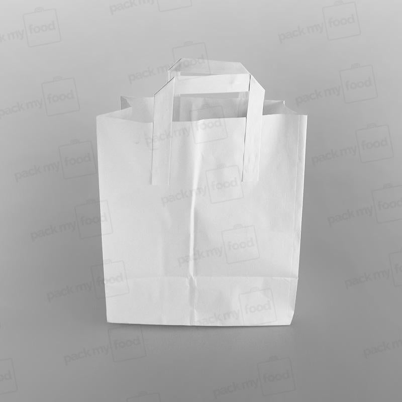 White Paper Carrier Bag