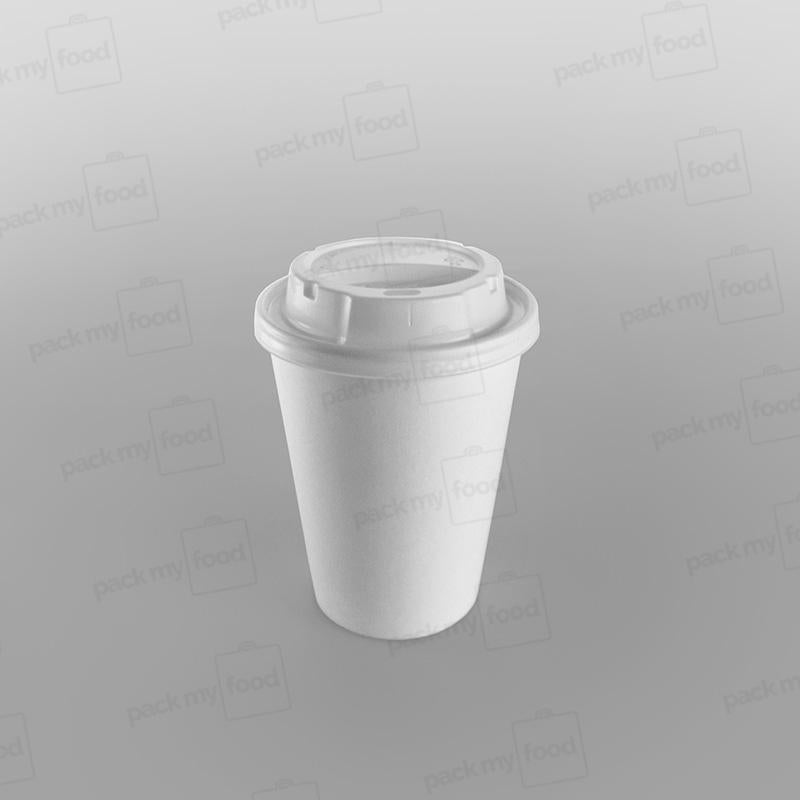 Somoplast Single Wall White Paper Cup Hot