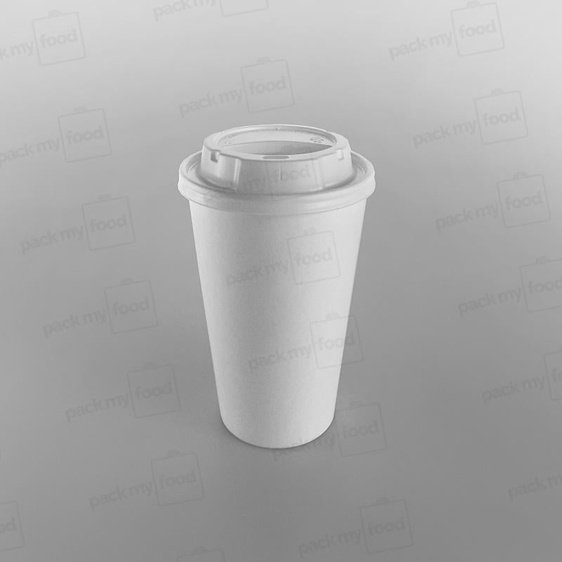 Go-Pak White Paper Cup Hot - Single Wall