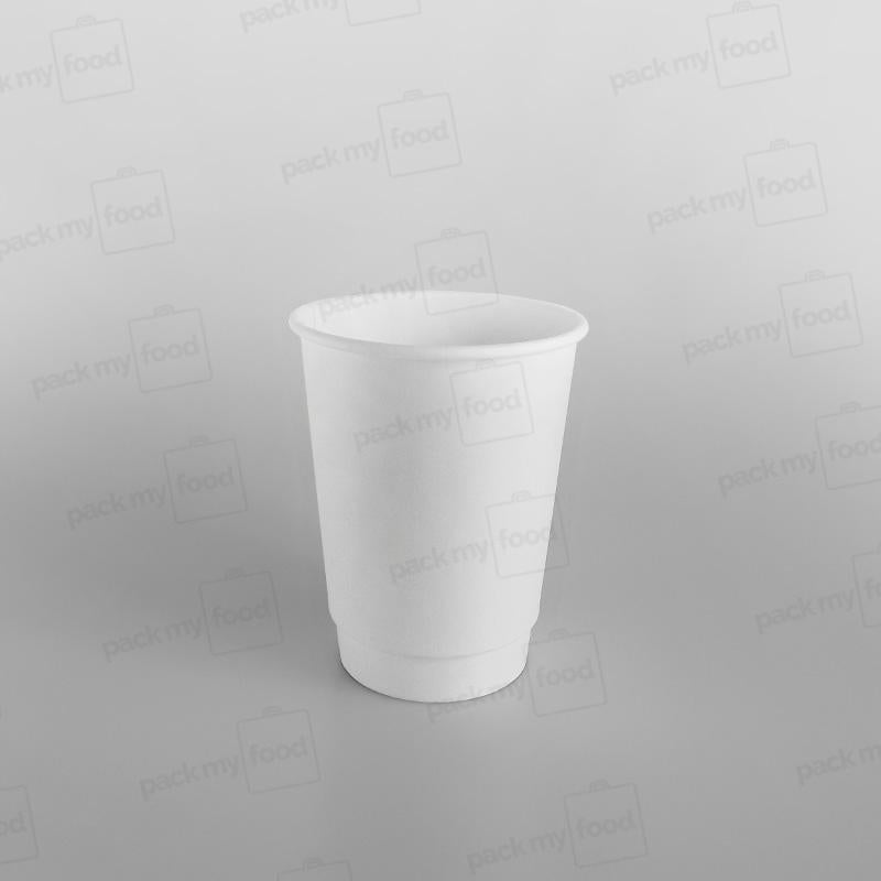 Go-Pak White Paper Cup Hot - Double Wall