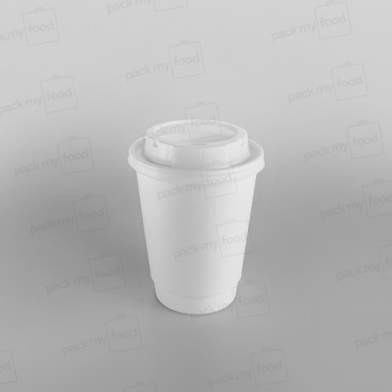 Go-Pak White Paper Cup Hot - Double Wall