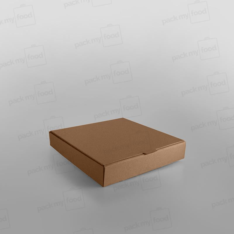Pizza Box Brown Plain, Square