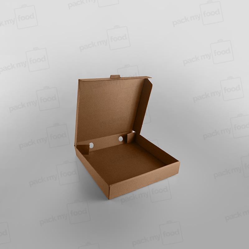 Pizza Box Brown Plain, Square