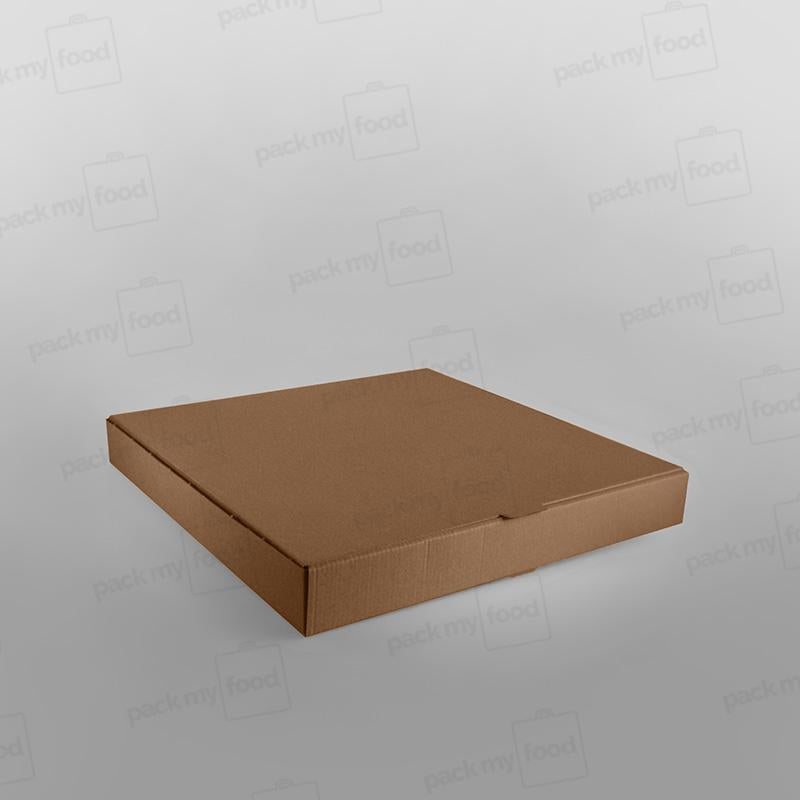 Pizza Box Brown Plain, Square