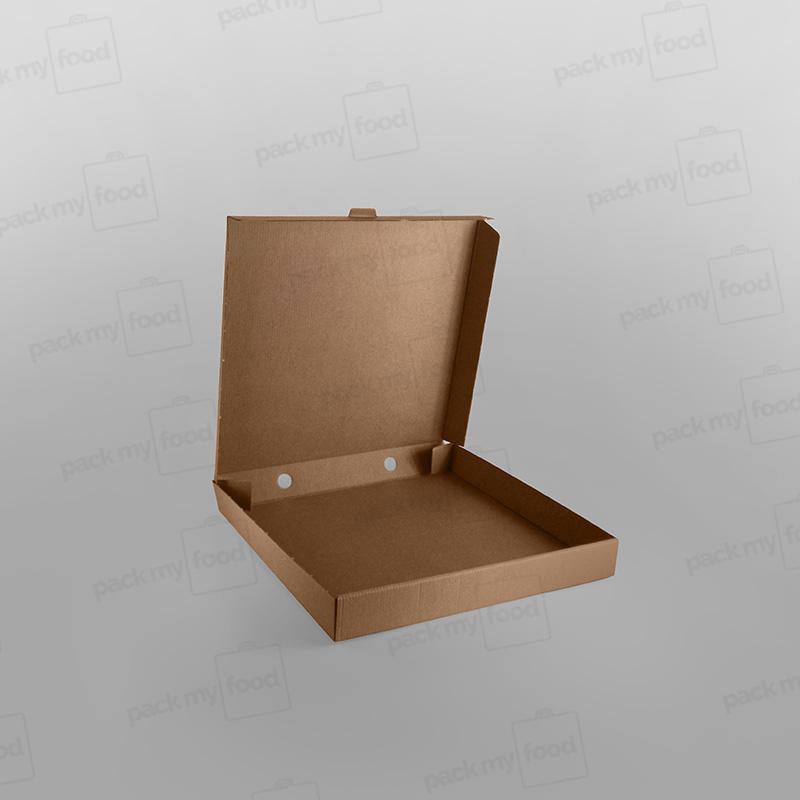 Pizza Box Brown Plain, Square